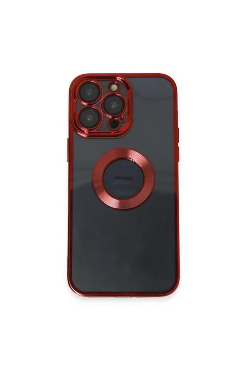Apple İphone 14 Pro Max Kılıf Slot Silikon - Kırmızı