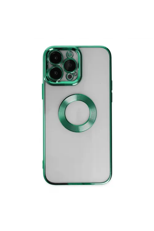Apple İphone 14 Pro Max Kılıf Slot Silikon - Köknar Yeşili