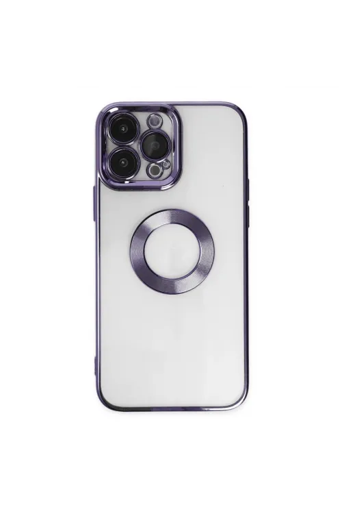 Apple İphone 14 Pro Max Kılıf Slot Silikon - Mor