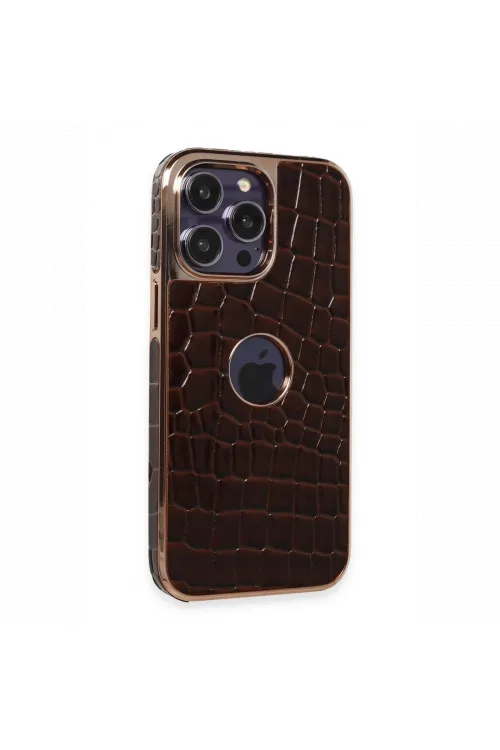 Apple iPhone 14 Pro Max Kılıf Snake Kapak - Bordo