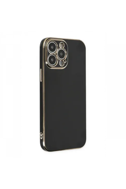 Apple iPhone 14 Pro Max Kılıf Volet Silikon - Siyah