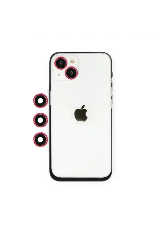 Apple İphone 14 Shine Kamera Lens - Kırmızı