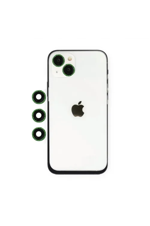 Apple İphone 14 Shine Kamera Lens - Yeşil