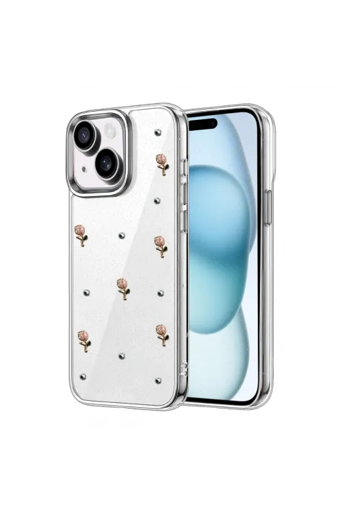 Apple İphone 15 Fiyonk Desenli Kapak - Desen 6