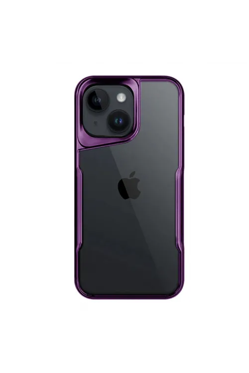 Apple İphone 15 Kılıf Boyi Silikon Kapak - Derin Mor