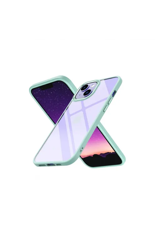 Apple İphone 15 Kılıf Power Silikon - Yeşil