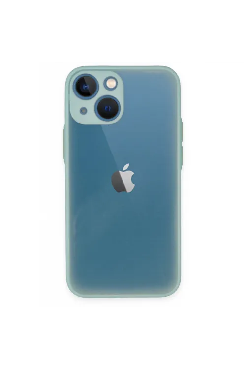Apple İphone 15 Plus Kılıf Montreal Silikon Kapak - Açık Yeşil