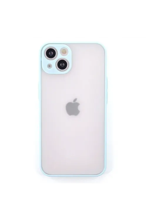 Apple İphone 15 Plus Kılıf Montreal Silikon Kapak - Turkuaz