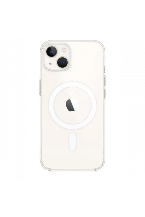 Apple iPhone 15 Plus Kılıf Pc Real Magsafe Kapak - Şeffaf