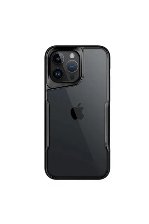 Apple İphone 15 Pro Kılıf Boyi Silikon Kapak - Siyah