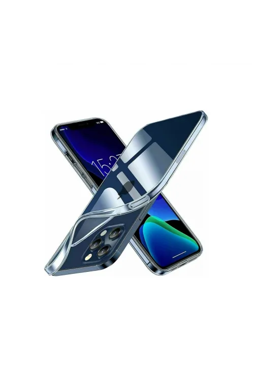 Apple İphone 15 Pro Kılıf Lüx Şeffaf Silikon