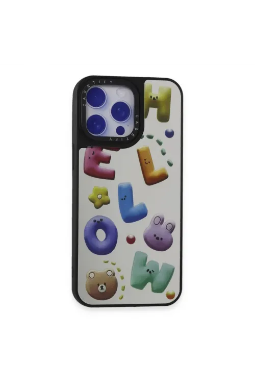 Apple İphone 15 Pro Kılıf Mirror Desenli Kapak - Mirror - 15