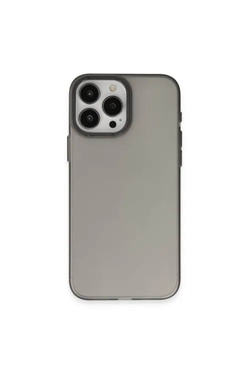 Apple İphone 15 Pro Kılıf Modos Metal Kapak - Siyah