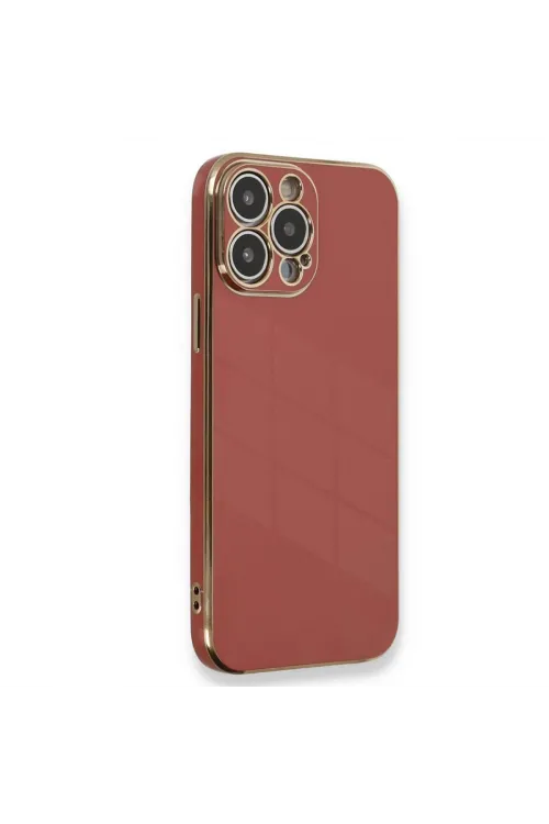 Apple İphone 15 Pro Kılıf Volet Silikon - Kırmızı