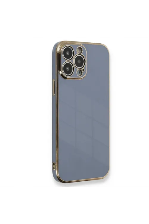 Apple İphone 15 Pro Kılıf Volet Silikon - Mavi