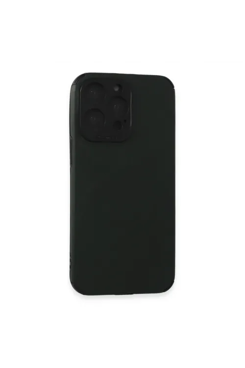 Apple İphone 15 Pro Max Kılıf Loop Deri Silikon - Yeşil