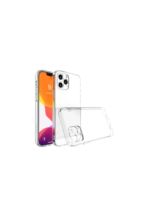 Apple İphone 15 Pro Max Kılıf Lüx Şeffaf Silikon