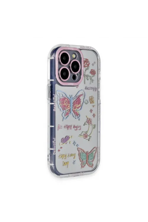 Apple İphone 15 Pro Max Kılıf Reflexion Desenli Kapak - Desen 8