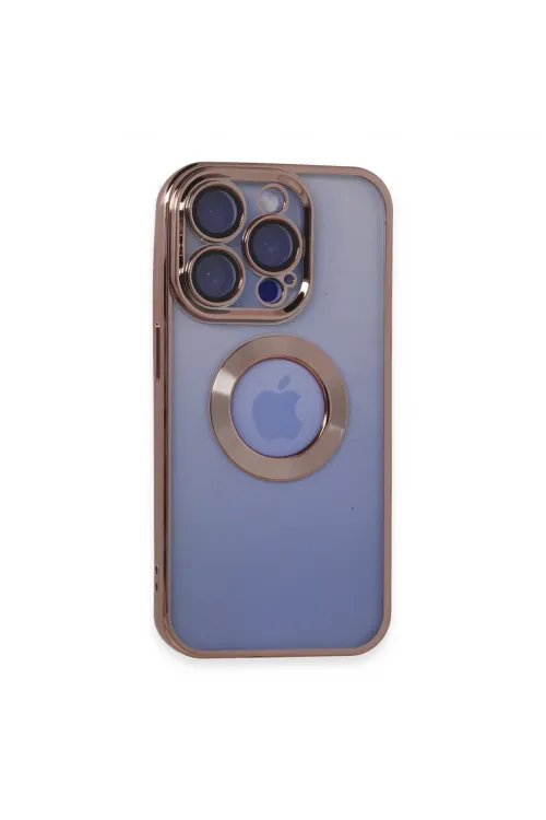 Apple İphone 15 Pro Max Kılıf Slot Silikon - Rose Gold