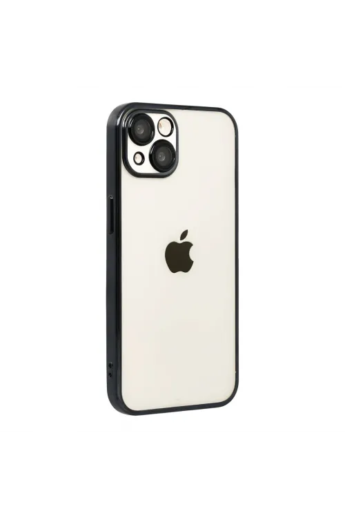 Apple İphone 15 Razer Lensli Silikon - Siyah