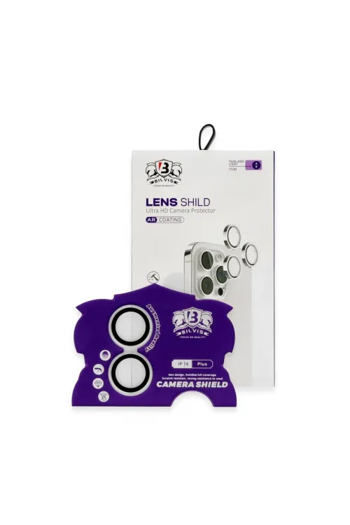 Apple İphone 16 Bilvis Titan Kamera Lens - Gümüş