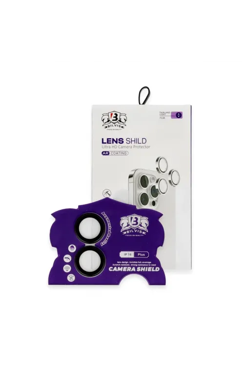 Apple İphone 16 Bilvis Titan Kamera Lens - Siyah