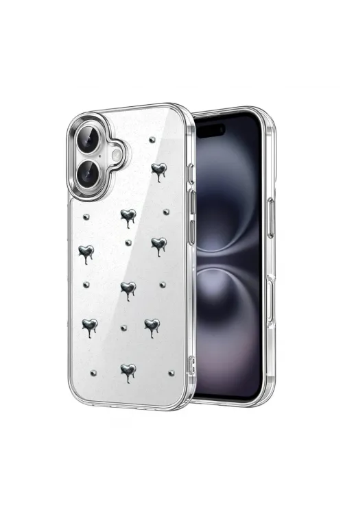 Apple İphone 16 Fiyonk Desenli Kapak - Desen 1