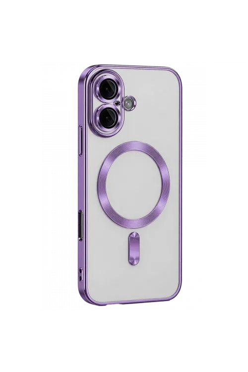 Apple İphone 16 Kılıf Kross Magneticsafe Kapak - Mor