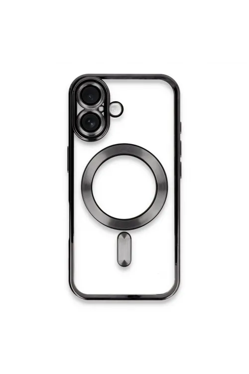 Apple İphone 16 Kılıf Kross Magneticsafe Kapak - Siyah
