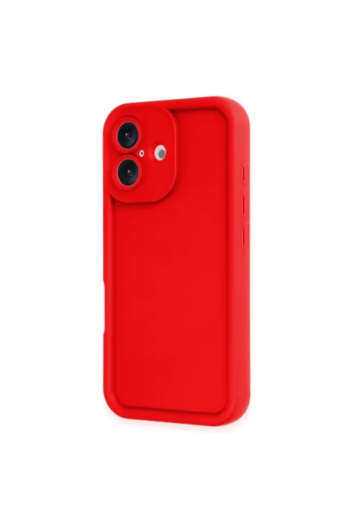 Apple İphone 16 Kılıf Viera Silikon - Kırmızı