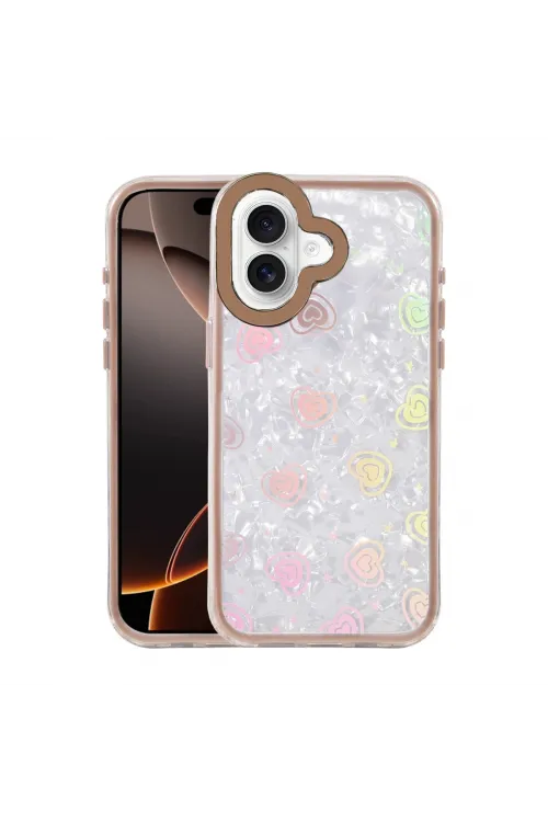Apple İphone 16 Lumi Desenli Kapak - Çöl Titanyum