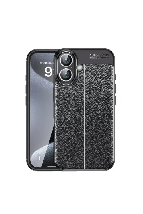 Apple İphone 16 Plus Kılıf Auto Focus Kapak - Siyah