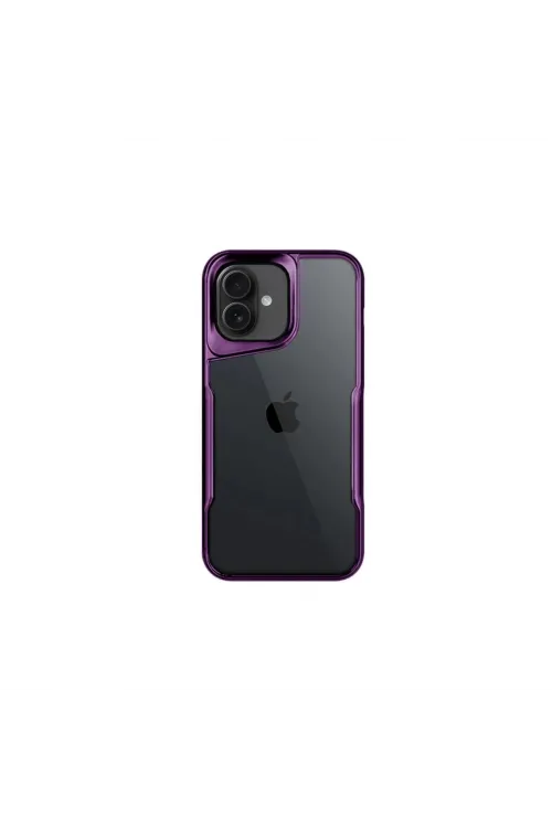 Apple İphone 16 Plus Kılıf Boyi Silikon Kapak - Derin Mor