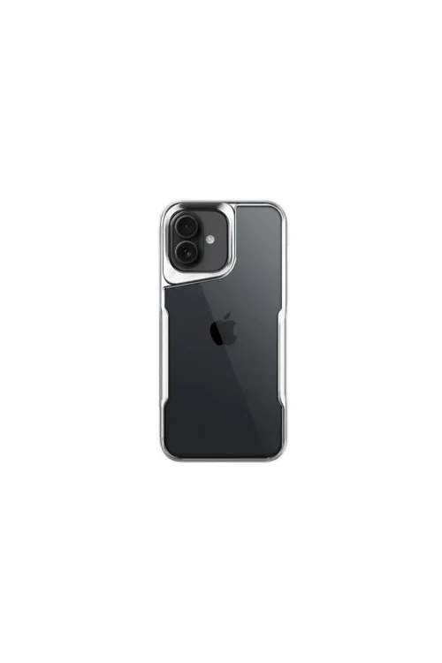 Apple İphone 16 Plus Kılıf Boyi Silikon Kapak - Gümüş