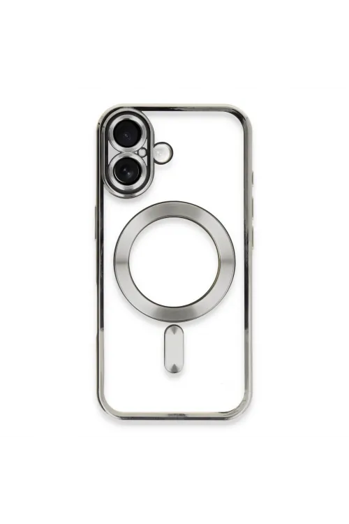 Apple İphone 16 Plus Kılıf Kross Magneticsafe Kapak - Gümüş