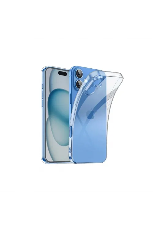 Apple İphone 16 Plus Kılıf Lüx Şeffaf Silikon