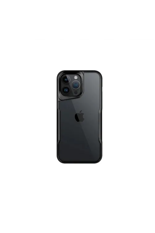 Apple İphone 16 Pro Kılıf Boyi Silikon Kapak - Siyah