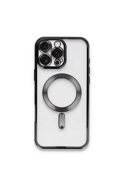 Apple İphone 16 Pro Kılıf Kross Magneticsafe Kapak - Siyah