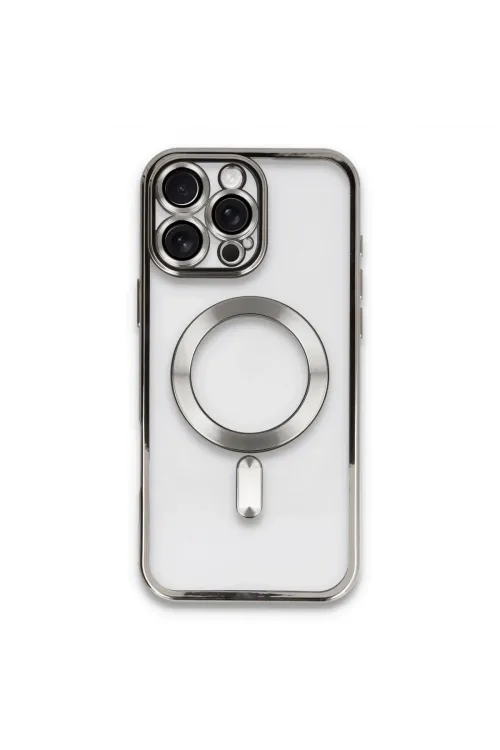 Apple İphone 16 Pro Kılıf Kross Magneticsafe Kapak - Titan Gri