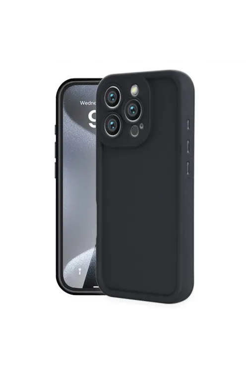 Apple İphone 16 Pro Kılıf Viera Silikon - Siyah