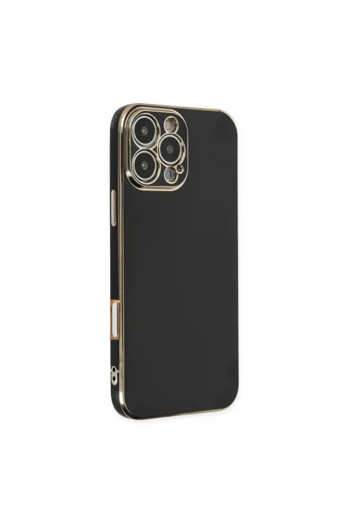 Apple İphone 16 Pro Kılıf Volet Silikon - Siyah