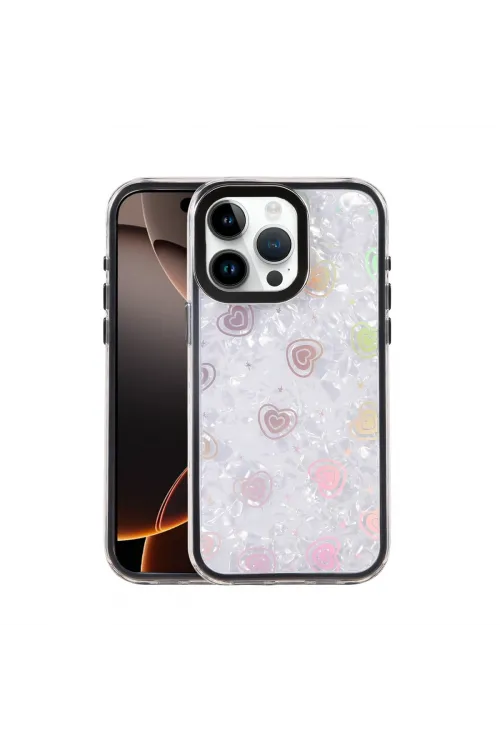 Apple İphone 16 Pro Lumi Desenli Kapak - Siyah