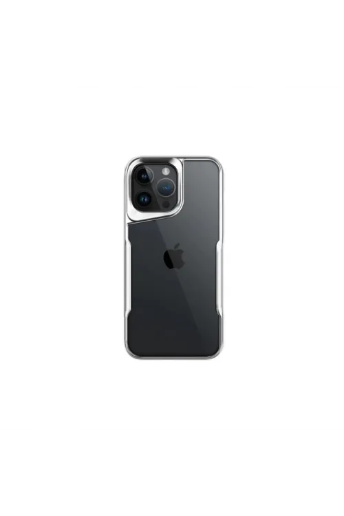 Apple İphone 16 Pro Max Kılıf Boyi Silikon Kapak - Gümüş
