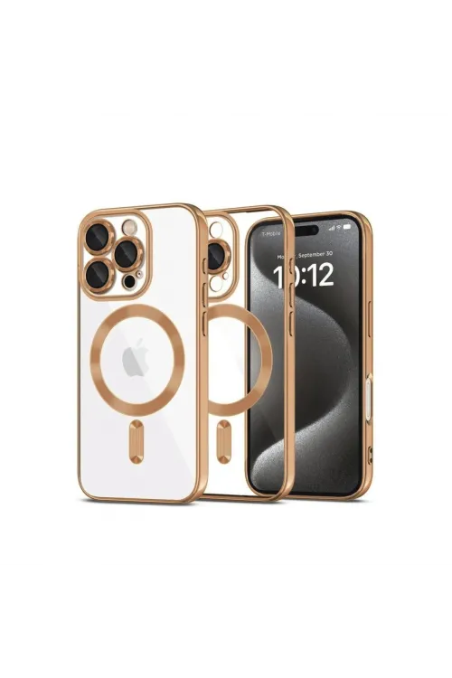 Apple İphone 16 Pro Max Kılıf Kross Magneticsafe Kapak - Çöl Titanyum