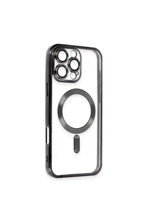 Apple İphone 16 Pro Max Kılıf Kross Magneticsafe Kapak - Siyah