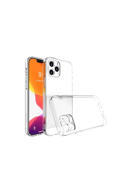 Apple İphone 16 Pro Max Kılıf Lüx Şeffaf Silikon