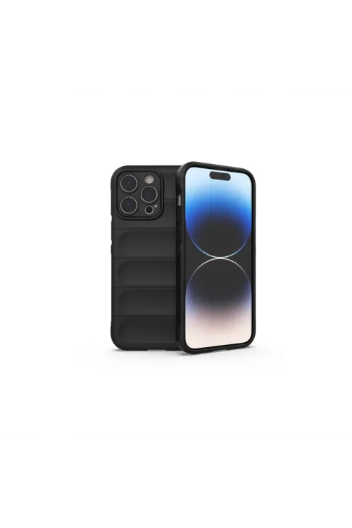 Apple İphone 16 Pro Max Kılıf Optimum Silikon - Siyah
