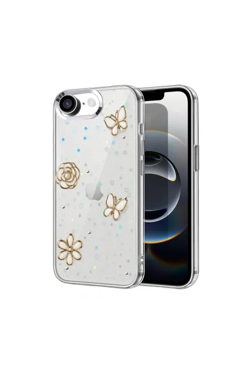 Apple İphone 16e Fiyonk Desenli Kapak - Desen 10