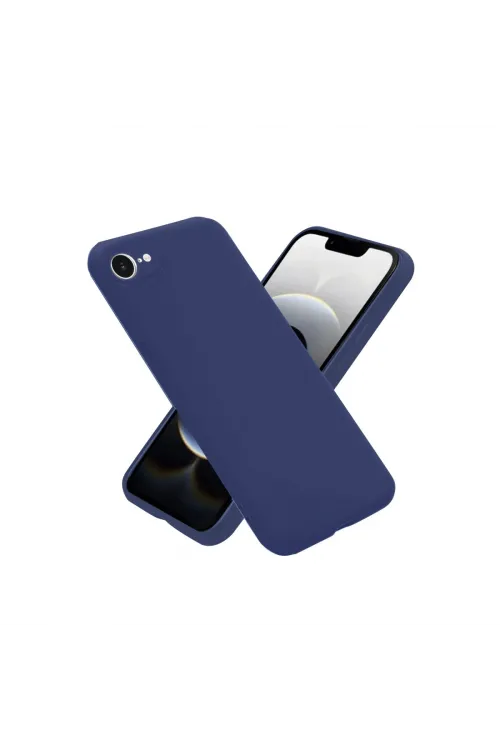 Apple İphone 16e Kılıf First Silikon - Lacivert