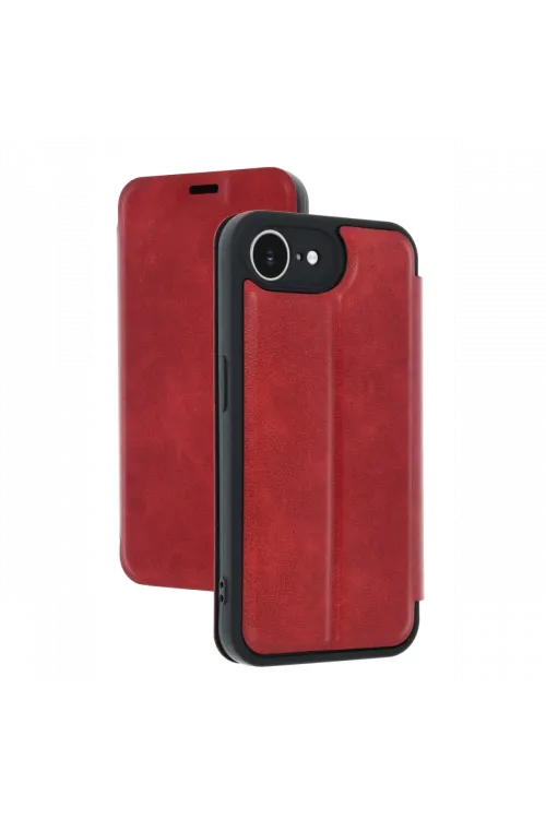 Apple iPhone 16E Kılıf Flip Cover - Kırmızı